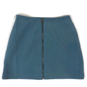 Forever 21 Blue Mini Skirt with Zipper Size Small‎